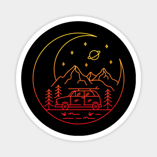 Space Vacation Magnet